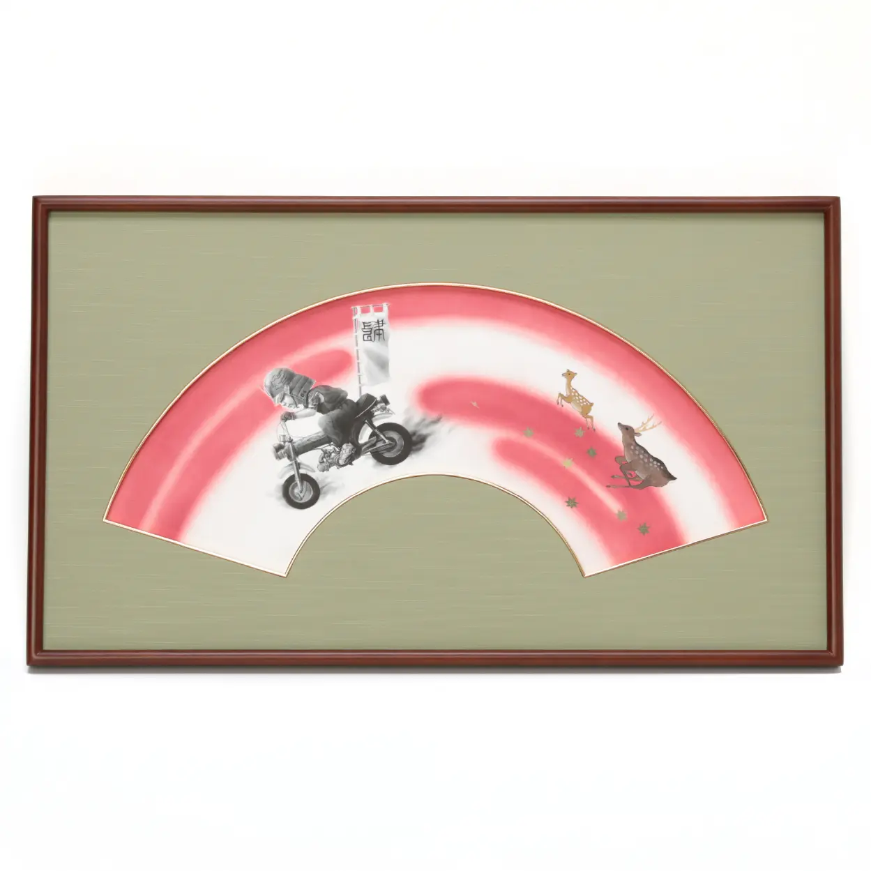「狼と雀」「バイクと鹿」「忍者と狸」