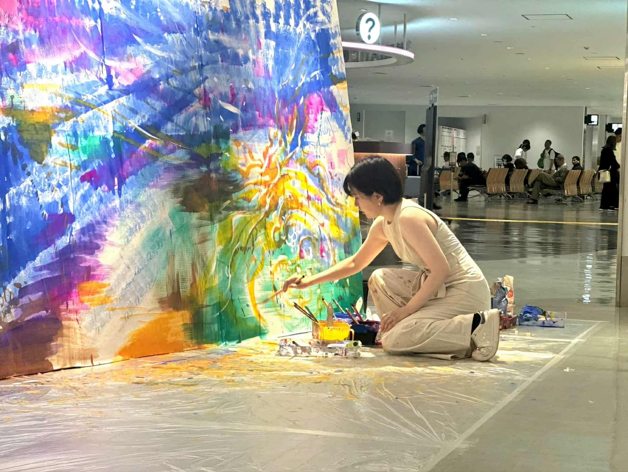 【10/14】平野早依子ライブペインティング「Kyoto」